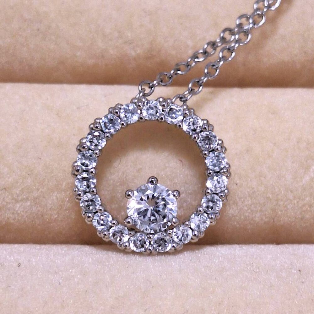 Vintage Avon Circle Of Life Pendant Necklace